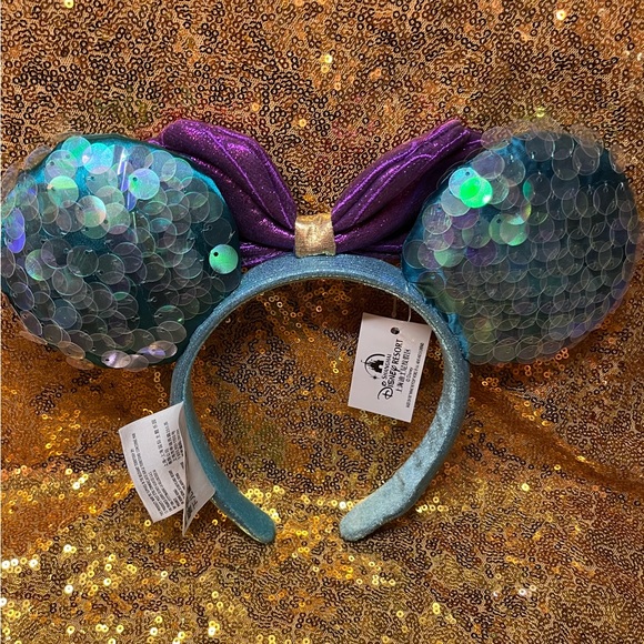 Disney Little Mermaid Ariel Inspired  Minnie Ears - Picture 2 of 4